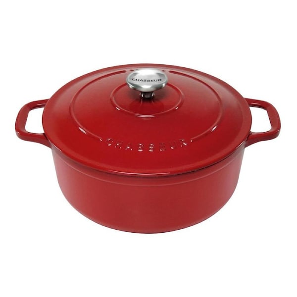 Chasseur Classique 26cm Round French Oven - Federation Red