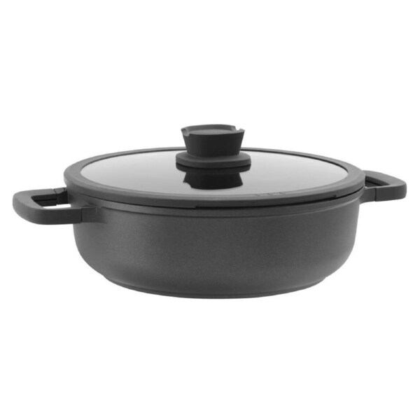 BergHOFF Stone + Ceramic 28cm Covered 2H Saute Pan - Grey