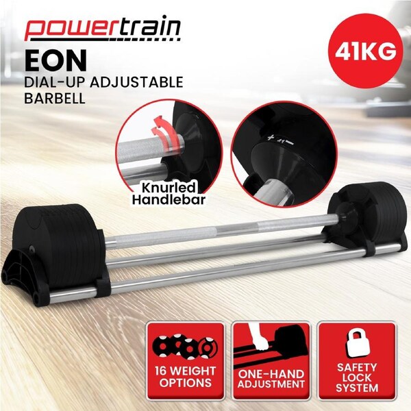 41KG Powertrain Eon Dial-Up Adjustable Barbell
