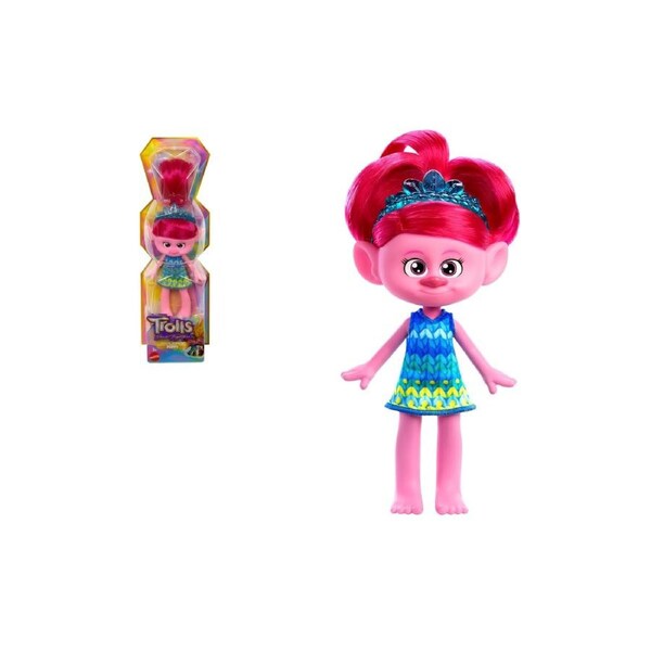 Trolls 3 Band Together Trendsettin Queen Doll, Poppy