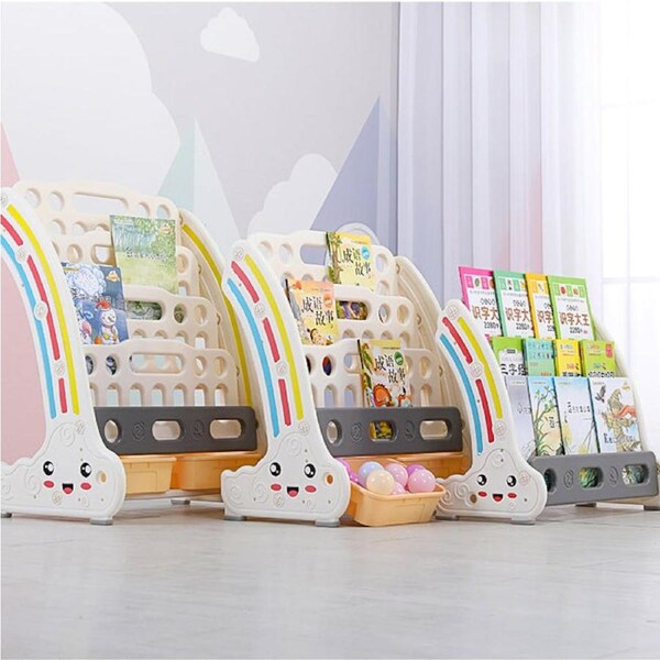 Children's Simple Bookshelf/Cartoon Illustrated Bookshelf