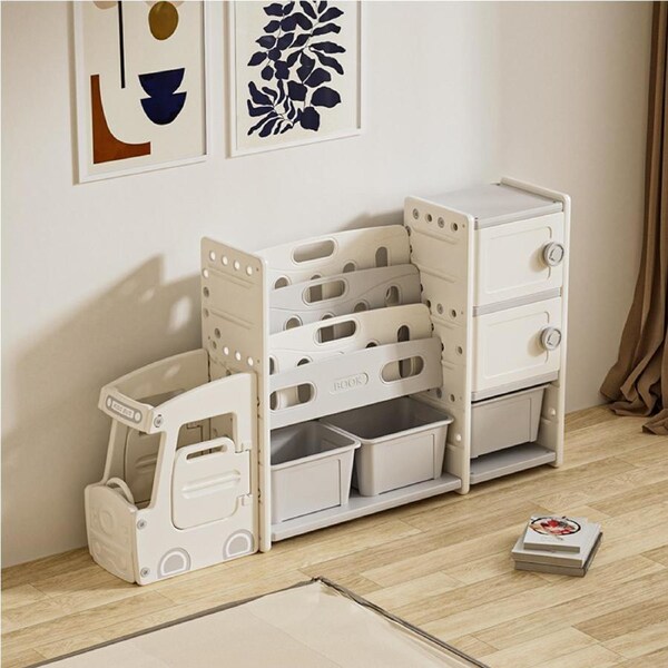 Children's Toy Organiser Baby Toy Shelf Organiser/Kids Bookshelf