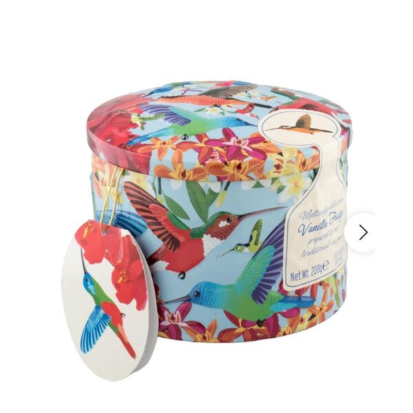 Gardiner's (Scotland) Hummingbird Tin Vanilla Fudge 200g