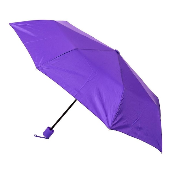 Clifton UPF50+ Mini Maxi Folding Wind Resistant Umbrella UV Sun Shade Purple