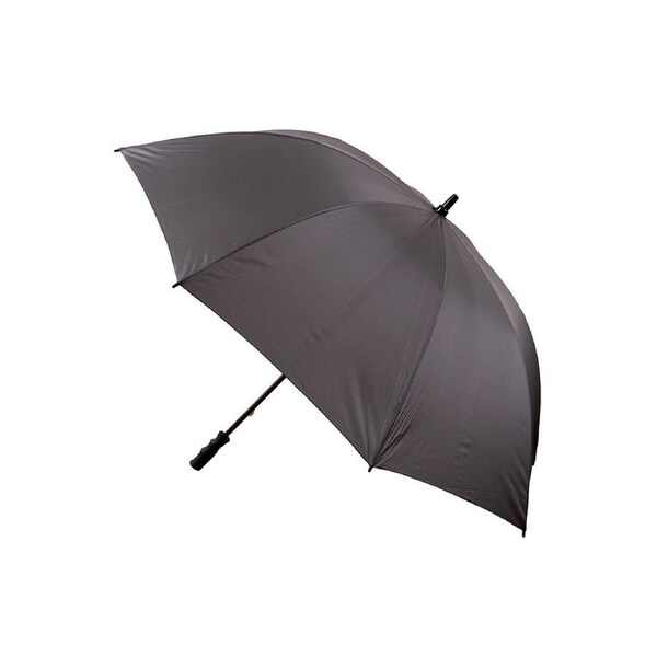 Bobbie J Classic Manual Open Golf Wind Resist Umbrella Sun Cover Charcoal Grey