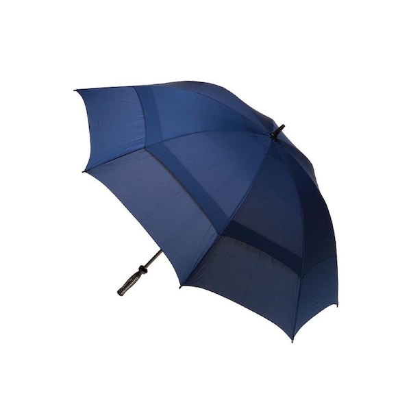 Clifton UPF50+ Hurricane Manual Golf Windproof Umbrella w/ Mesh Vented Navy