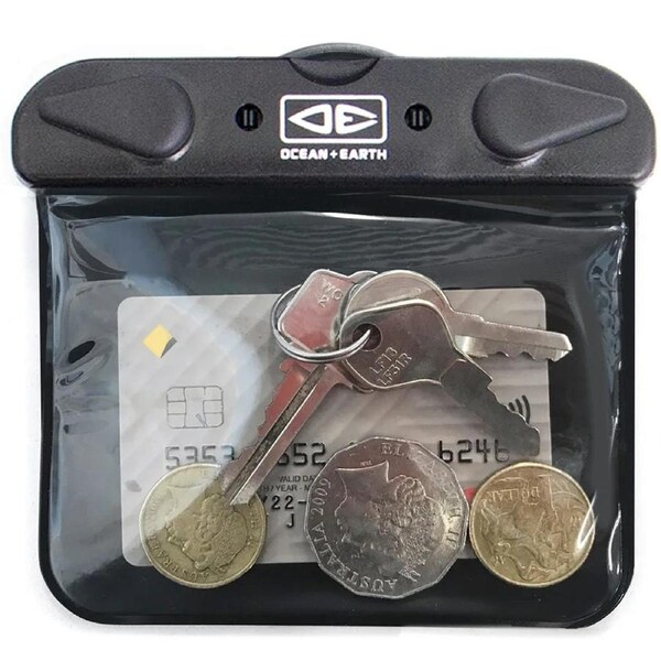 Ocean & Earth Water Resistant Pocket Size Key Pouch with Lanyard