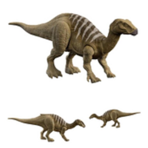 Jurassic World Roar Strikers Iguanodon Dinosaur Ages 4+ New Toy Sound and Attack Action