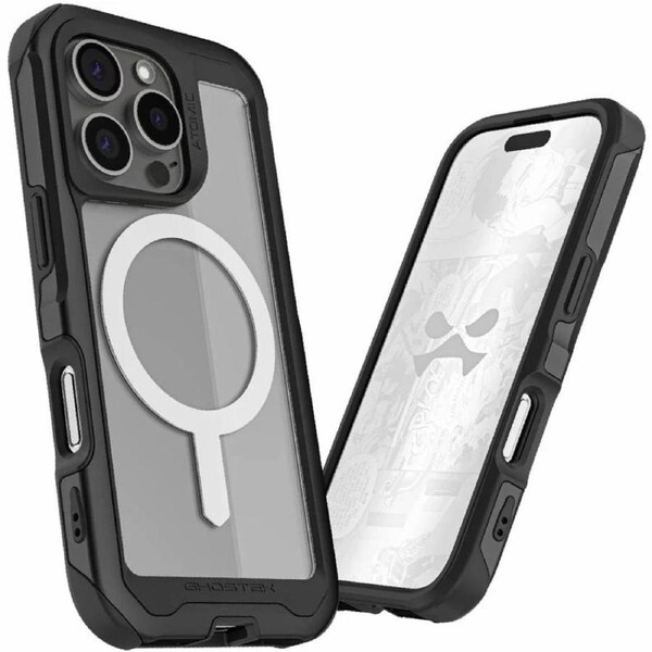 Ghostek iPhone 16 Pro Atomic Slim 4 Aluminum Case With MagSafe - Black
