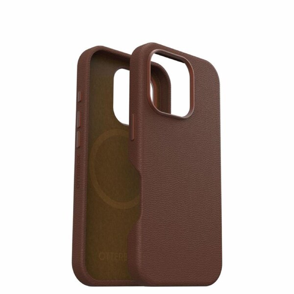 OtterBox iPhone 16 Pro Symmetry Cactus Leather Case - Rich Adobe