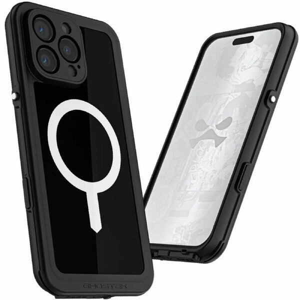 Ghostek iPhone 16 Pro Max Nautical Slim Waterproof Case With MagSafe - Black