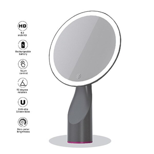 Sansai MIR-111 600mAh Rechargeable battery LED Lighted Makeup Mirror
