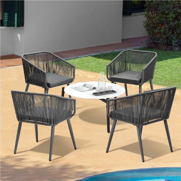 Livsip Outdoor Lounge Setting Furniture 5 Piece Patio Set