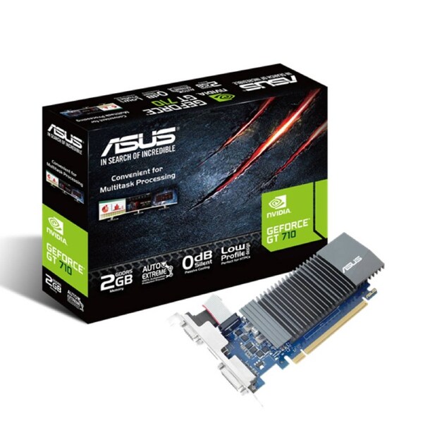 ASUS nVidia GeForce GT710-SL-2GD5-BRK-EVO 2GB GDDR5 EVO low-profile graphics