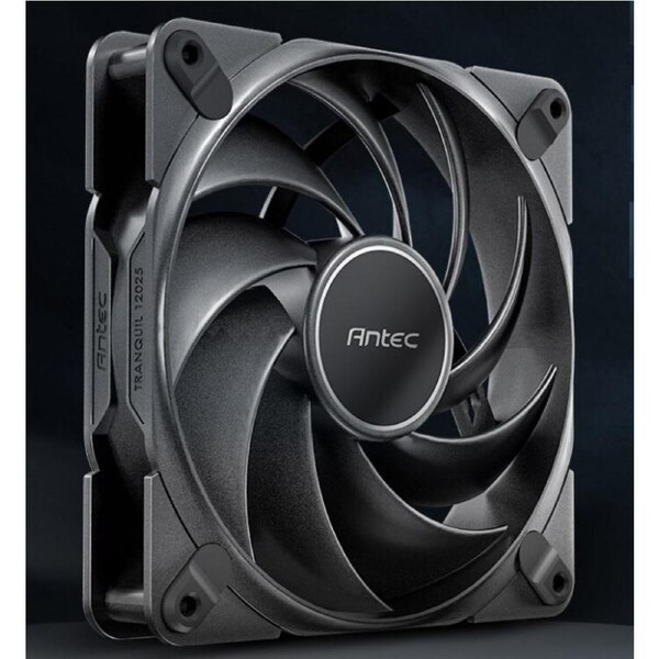 Antec Tranquil 120, 120mm x 25mm Case Fans, PWM Fans, 2000RPM, 59.23CFM, 2.46mmH O, 4 Pin PWM Connector, 120mm Fan, Tranquil Series Single Pack