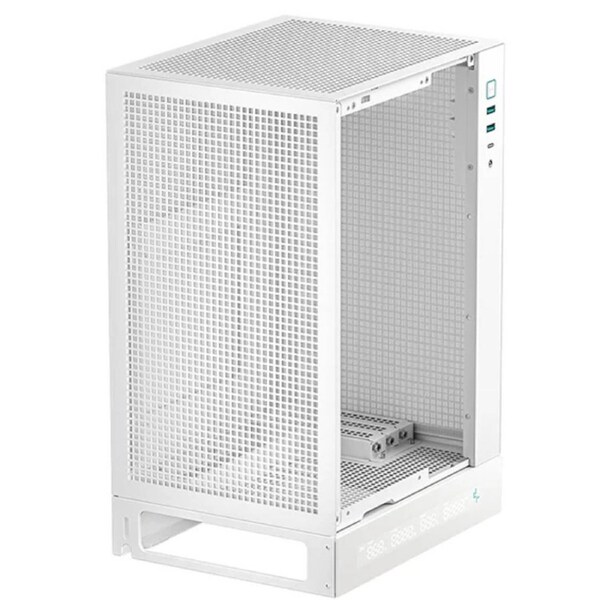 DeepCool CH170 DIGITAL WHT ITX Case, Digital Status Display, Extremely portable