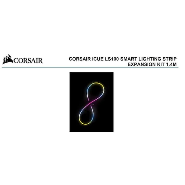 Corsair iCUE LS100 Smart Lighting Strip Expansion Kit 1x 1.4 Meter 84 Individually Addressable LED.
