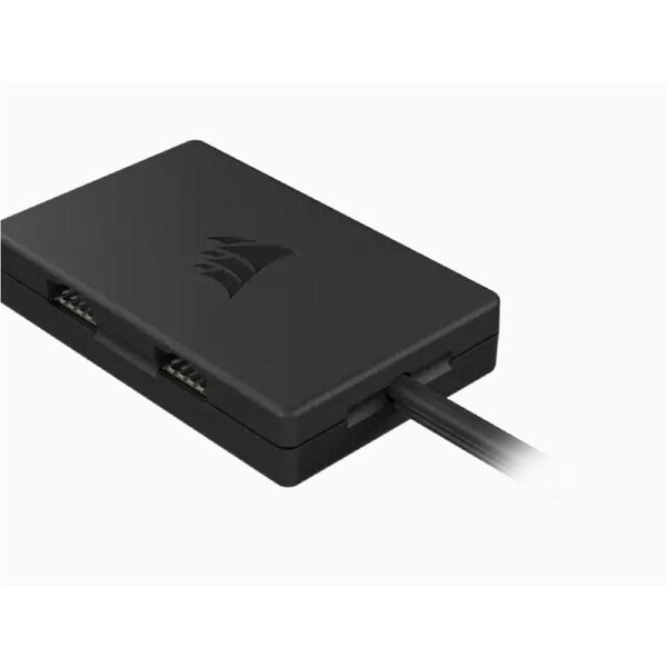 Corsair Internal 4-Port USB 2.0 Hub, Full Power to 9-IN Internal USB 2.0 Devices, for AIO CPU Coolers, RGB Controllers, power by SATA. Gaming Case