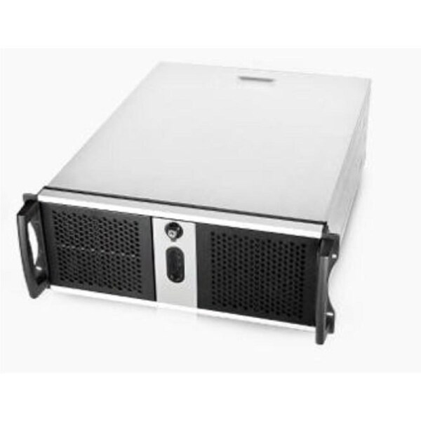 Chenbro RM42300 Black 4U Rackmount Case, No PSU, 2x USB 2.0, External 3x 5.25',Internal 4x 3.5', 1x Slim ODD Slot, 1x 120mm Fan