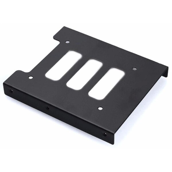 Aywun 2.5' to 3.5' Bracket Metal. Supports SSD. Bulk Pack no screw. *Some cases may not be compatible as screw holes may required to be drilled.
