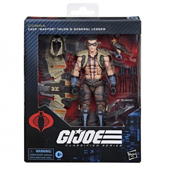 G.I. Joe Classified Series: #139 Chip Raptor Talon and General Ledger Action Figure