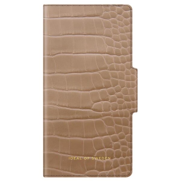 Ideal of Sweden Atelier Wallet Case (Suits iPhone 13) - Camel Croco