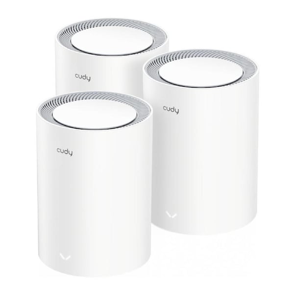 Cudy M3000 V2 AX3000 V2.0 WiFi 6 Mesh 2.5G Solution (3-Pack) White