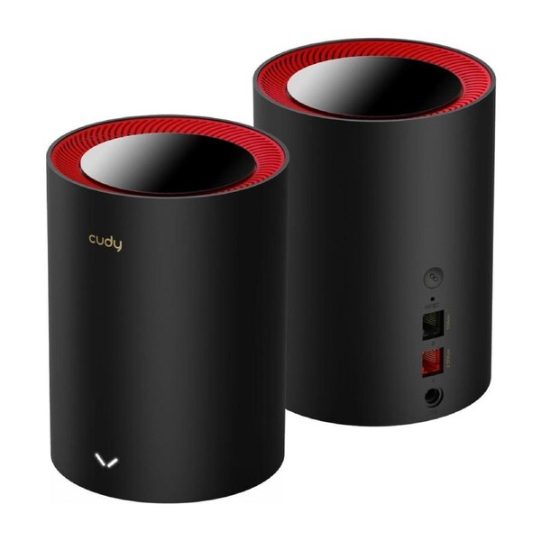 Cudy M3000 AX3000 WiFi 6 Mesh 2.5G Solution (2-Pack) Black