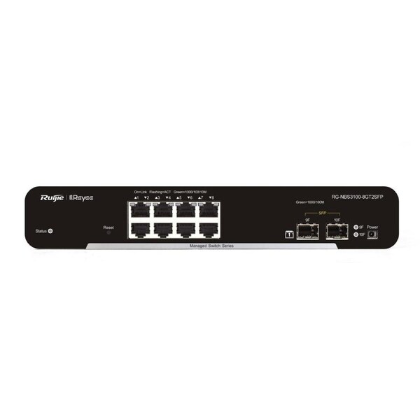 Ruijie Reyee RG-NBS3100-8GT2SFP 8-Port Gigabit L2 Managed Switch