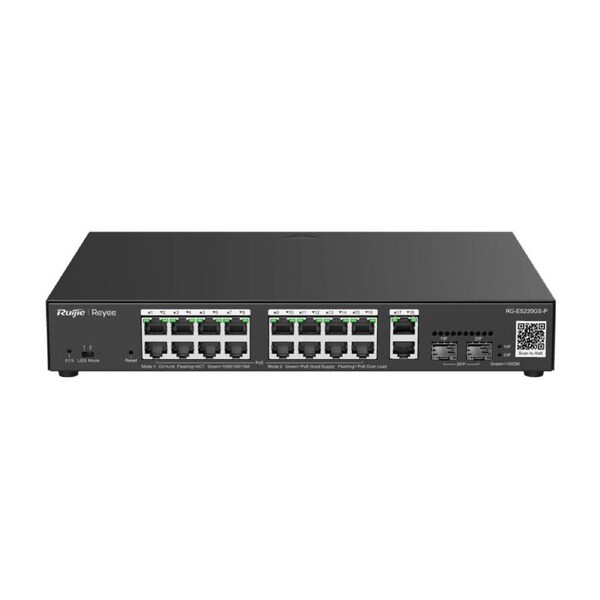 Ruijie Reyee RG-ES220GS-P 20-Port Gigabit Smart Cloud Managed PoE Switch