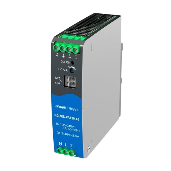 Ruijie Reyee RG-NIS-PA120-48 AC/DC 120W DIN-Rail Power Supply for industrial switch