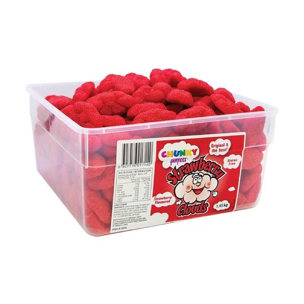 Chunky Strawberry Clouds Pack 300 Pieces 1.65Kg x 1