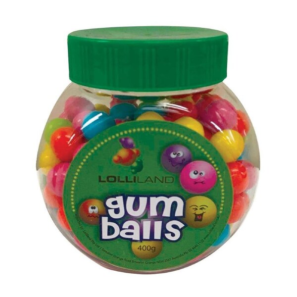 Lolliland Gumballs Jar 100 Pieces 400g x 1