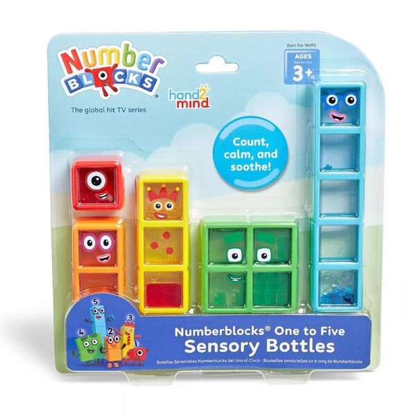 Numberblocks One to Five Sensory Bottles Set