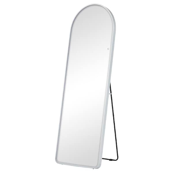 Cooper & Co. Luna 160cm Standing Arch Front Illuminated Mirror Silver