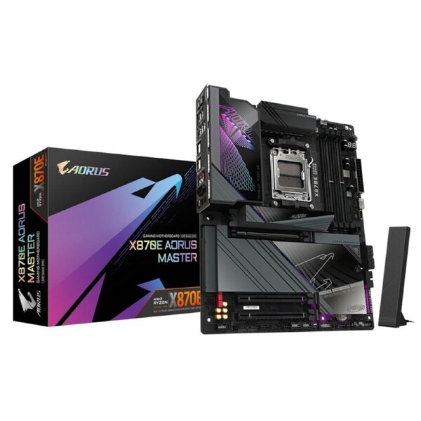 [X870E AORUS MASTER] Gigabyte Motherboard, for AMD CPU, DDR5, AM5, ATX MB