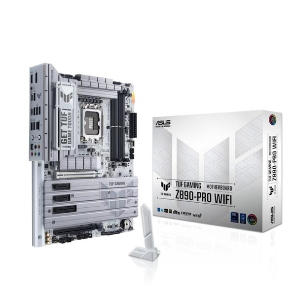 [TUF GAMING Z890-PRO WIFI] Asus Motherboard, for Intel CPU, DDR5, LGA1851, ATX MB
