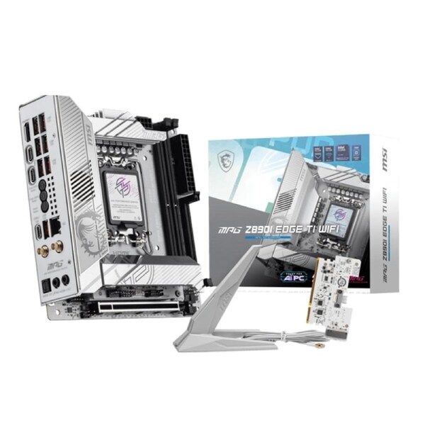 [MPG Z890I EDGE TI WIFI] MSI Mini-ITX Motherboard, for Intel CPU, DDR5, LGA1851