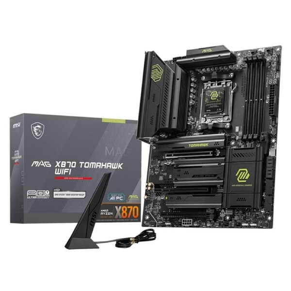 [MAG X870 TOMAHAWK WIFI] MSI Motherboard, for AMD CPU, DDR5, AM5, ATX MB