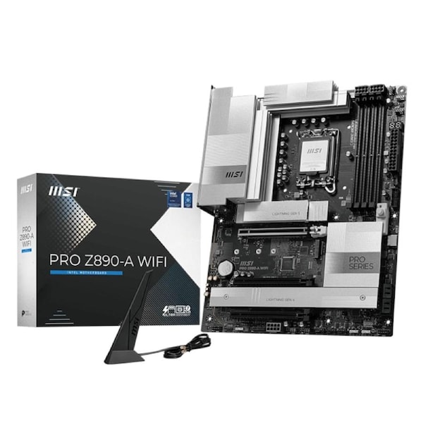 [PRO Z890-A WIFI] MSI Motherboard, for Intel CPU, DDR5, LGA1851, ATX MB