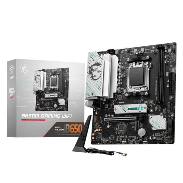 MSI B650M GAMING WIFI Motherboard, for AMD CPU, DDR5, AM5, Micro-ATX MB