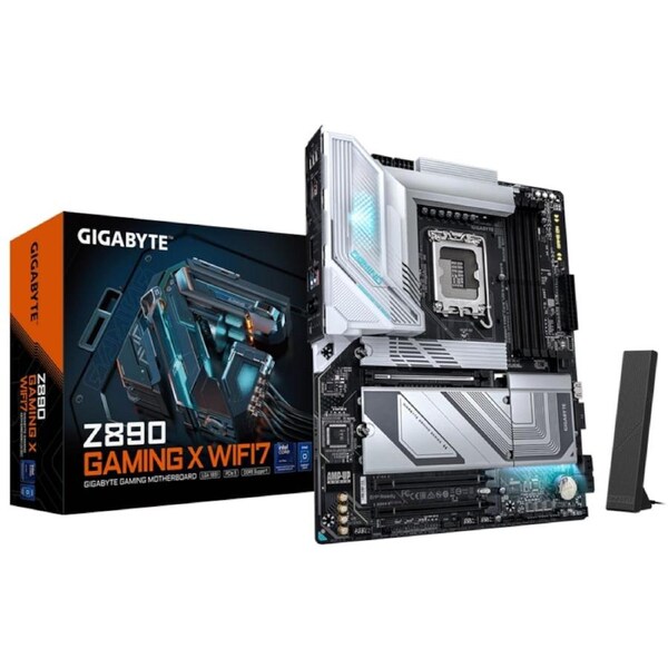[Z890 GAMING X WIFI7] Gigabyte Motherboard, for Intel CPU, DDR5, LGA1851, ATX MB