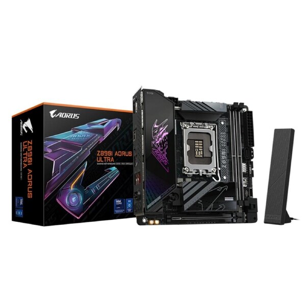 [Z890I AORUS ULTRA] Gigabyte Mini-ITX Motherboard, for Intel CPU, DDR5, LGA1851