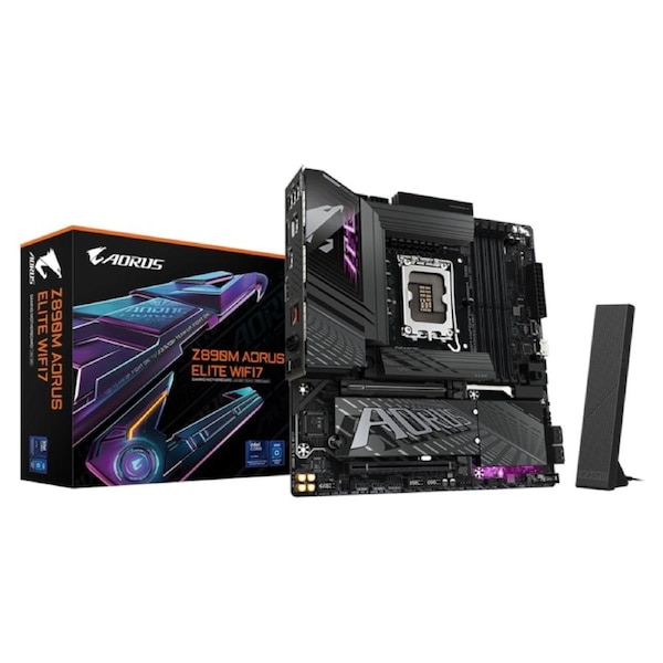 [Z890M AORUS ELITE WIFI7] Gigabyte Motherboard, DDR5, LGA1851, Micro-ATX MB