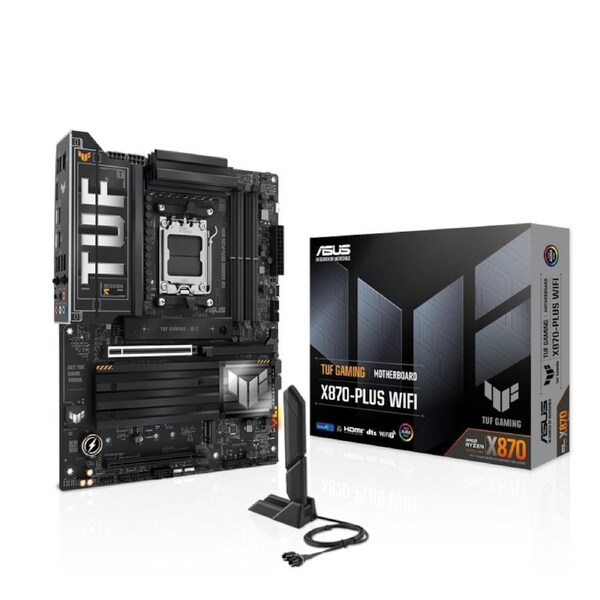 [TUF GAMING X870-PLUS WIFI] Asus Motherboard, for AMD CPU, DDR5, AM5, ATX MB