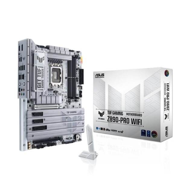 Asus TUF GAMING Z890-PRO WIFI Motherboard, for Intel CPU, DDR5, LGA1851, ATX MB