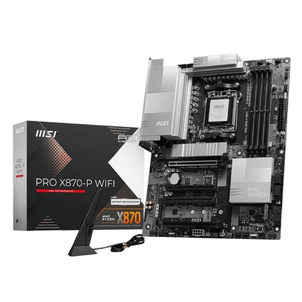 MSI PRO X870-P WIFI Motherboard, for AMD CPU, DDR5, AM5, ATX MB