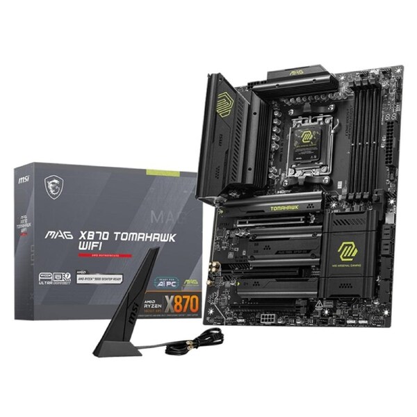 MSI MAG X870 TOMAHAWK WIFI Motherboard, for AMD CPU, DDR5, AM5, ATX MB