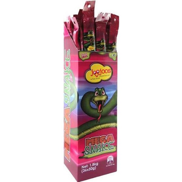 Confect Trading Wrapped Mega Snakes 50g x 36