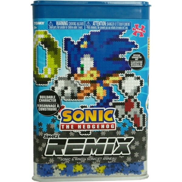 750pc Jixelz Remix Sonic the Hedgehog + Ring Kids/Child Jigsaw Puzzle Set 8y+